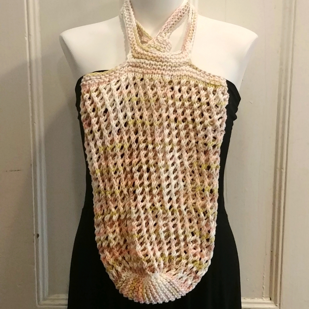 Hand Knitted Re-usable Shopping Bag